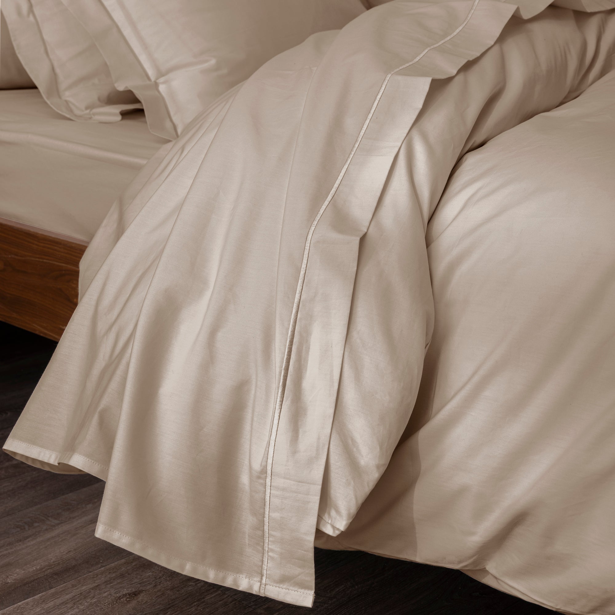 Flat Sheet - 100% Percale Cotton - Linen