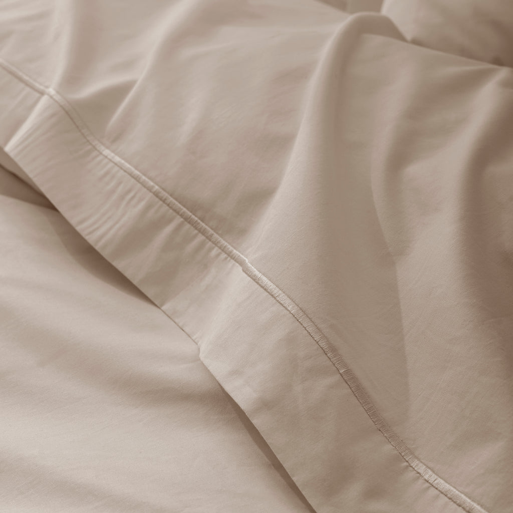 Flat Sheet - 100% Percale Cotton - Linen
