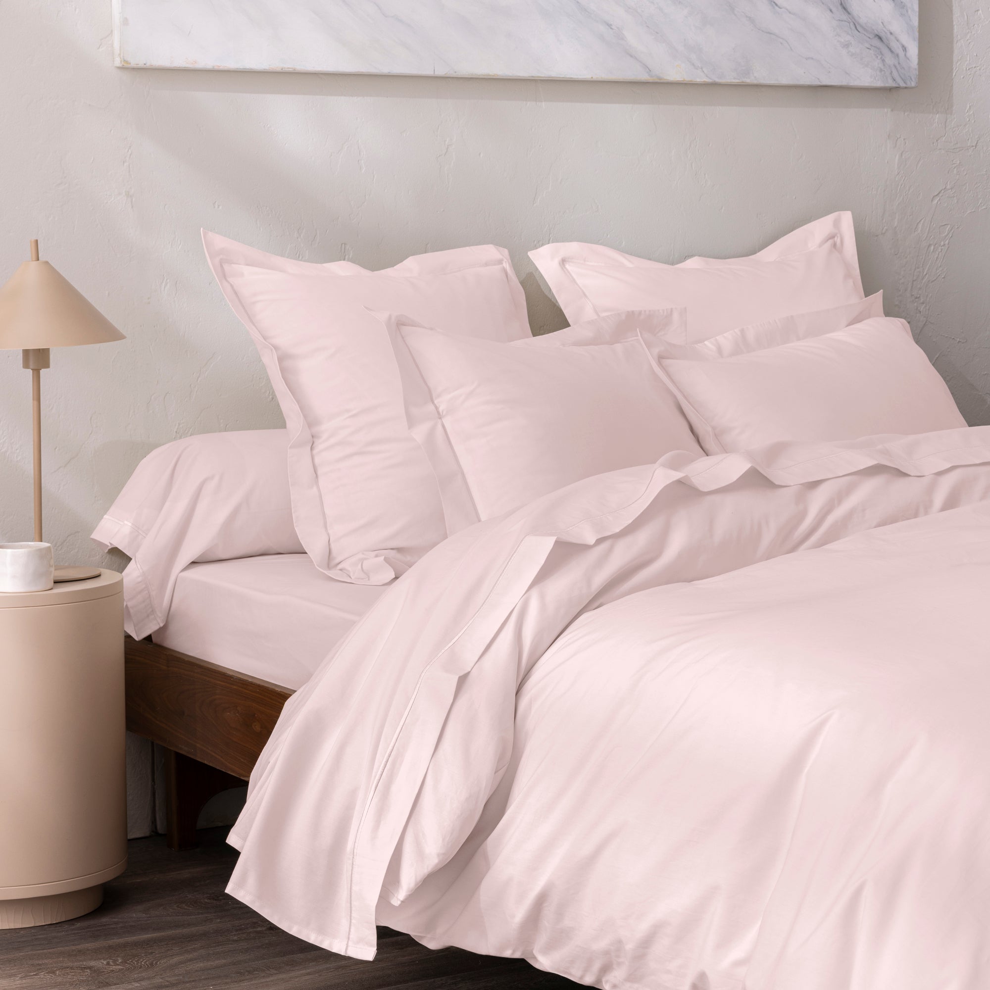 Sábana Encimera - Percal 100% Algodón - Rosa