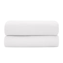 Drap Plat "Prestige" - Satin De Coton - Blanc