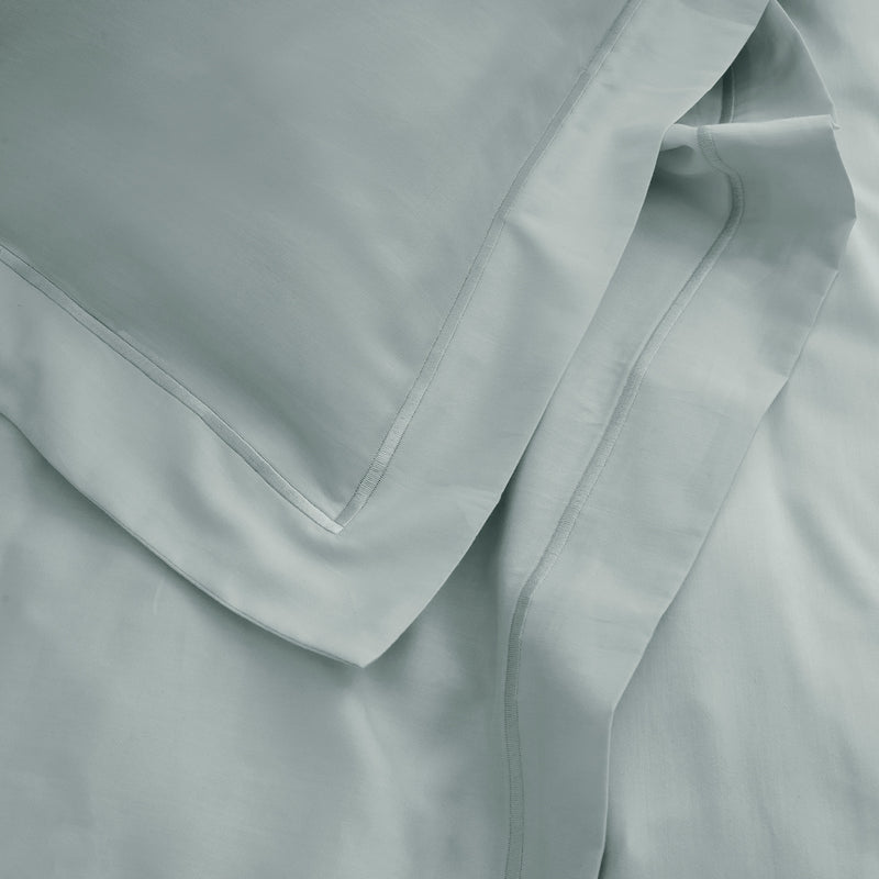 Drap Plat "Prestige" - Satin De Coton - Celadon
