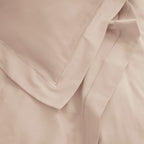 “Prestige” Flat Sheet - Cotton Satin - Blush Pink