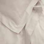 "Prestige" Flat Sheet - Cotton Satin - Sand