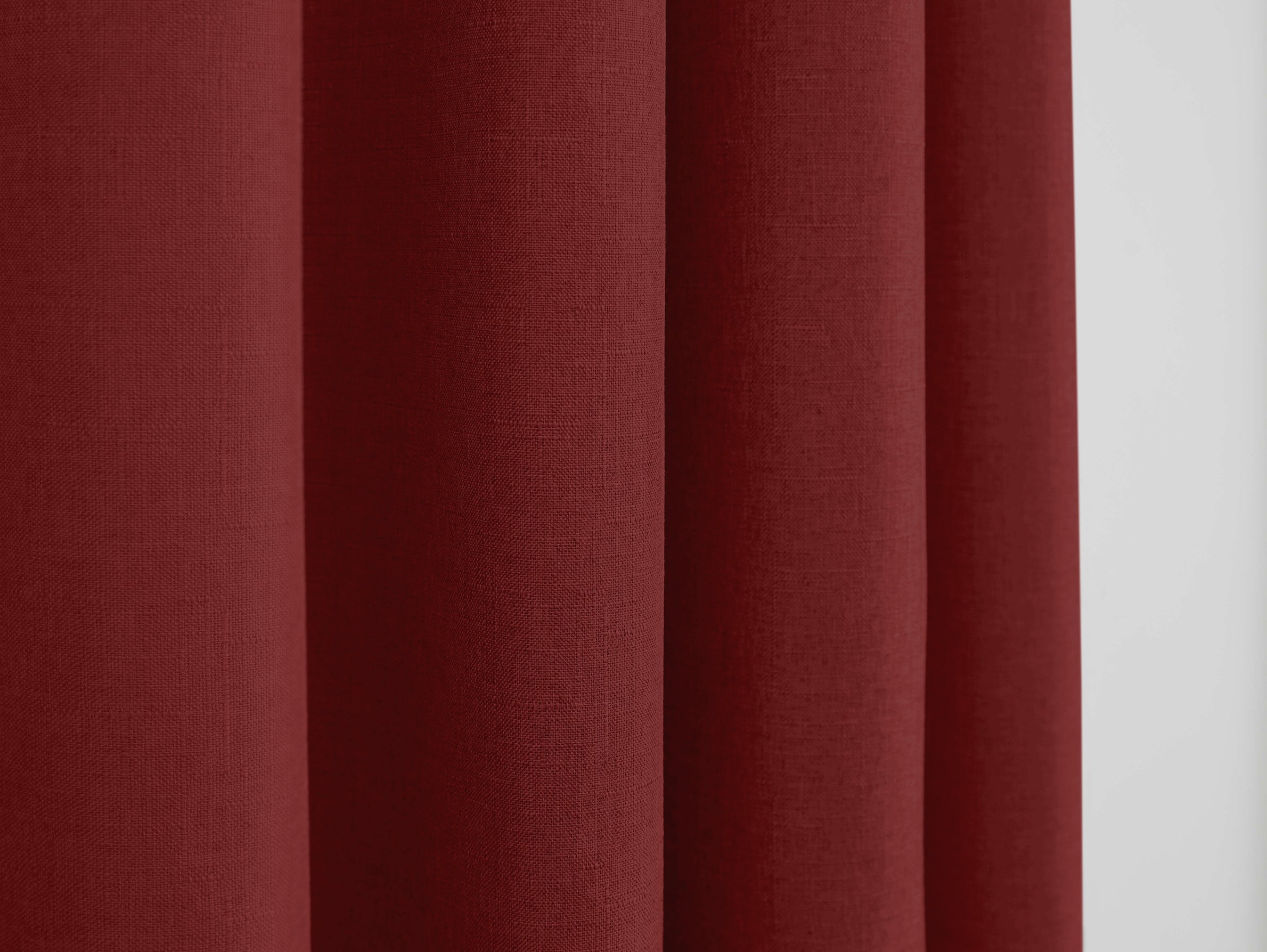 Cortinas - Efecto Lino - Cereza