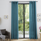 Cortinas - Efecto Lino - Pavo Real