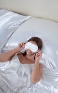 Mascarilla de seda de morera 100% pura - Marfil
