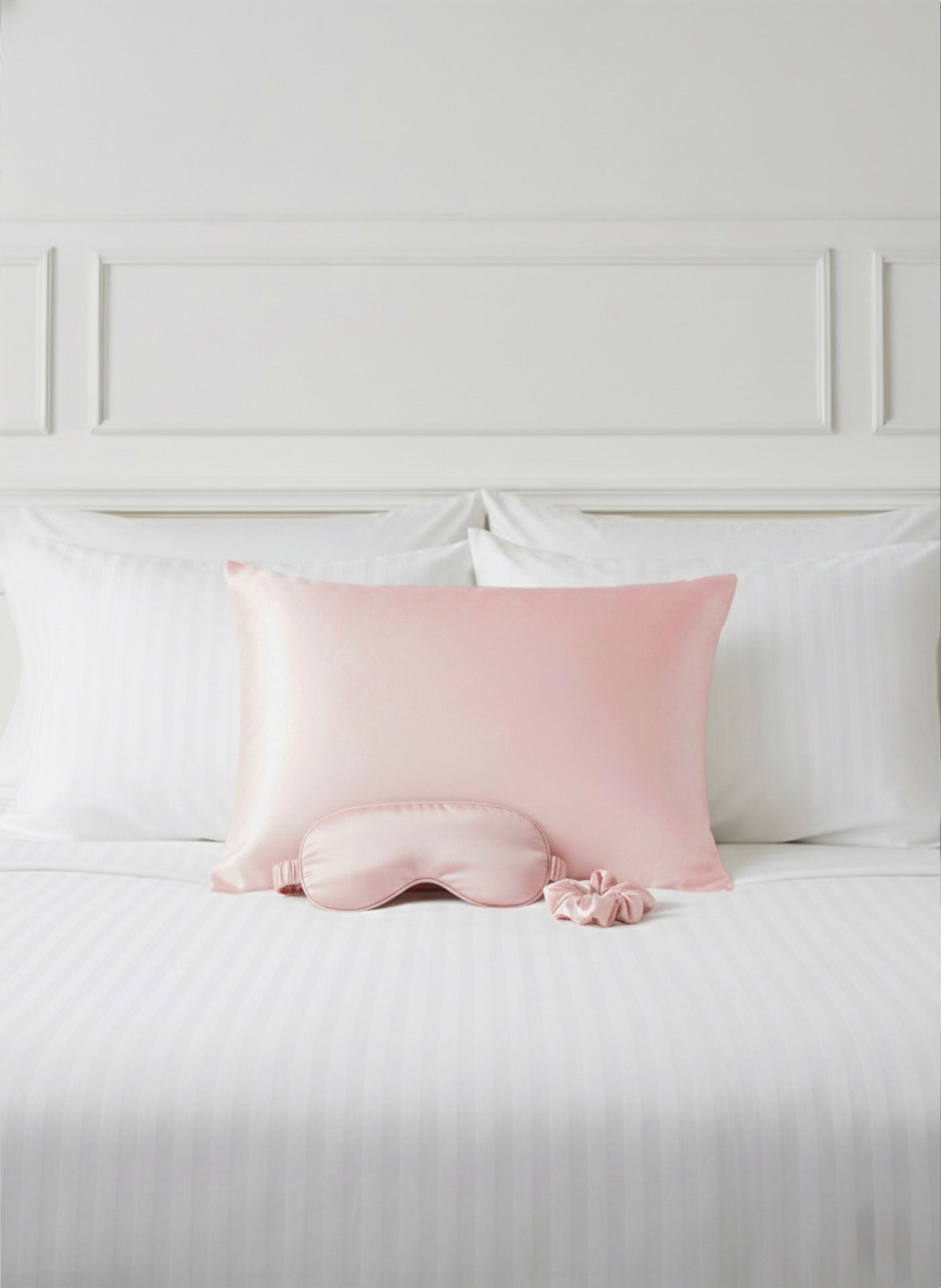 Mascarilla de seda de morera 100% pura - Rosa