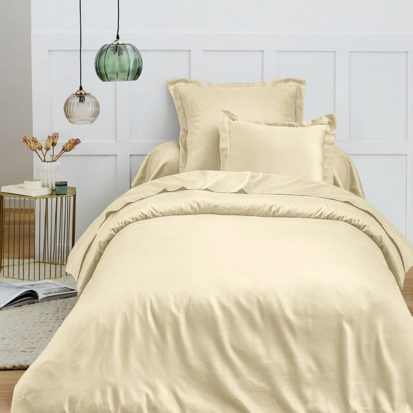 Housse De Couette - 100% Coton - Vanille