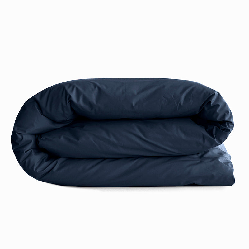 Housse De Couette - 100% Coton - Bleu Nuit