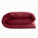 Housse De Couette - 100% Coton - Grenat