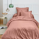Housse De Couette - 100% Coton - Vieux Rose