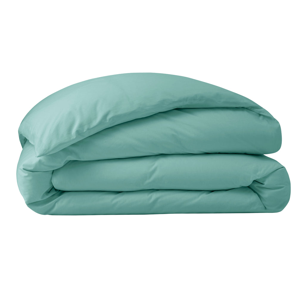 Funda Nórdica - 100% Algodón Percal - Celadon