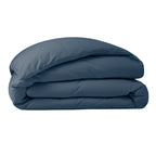 Housse De Couette - 100% Percale Coton - Bleu Encre