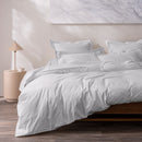 Housse De Couette - 100% Percale Coton - Perle
