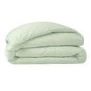 Housse De Couette - 100% Percale Coton - Vert D'Eau