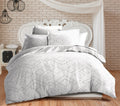 Parure De Couette 3 Pièces - Louna - Losange Gris