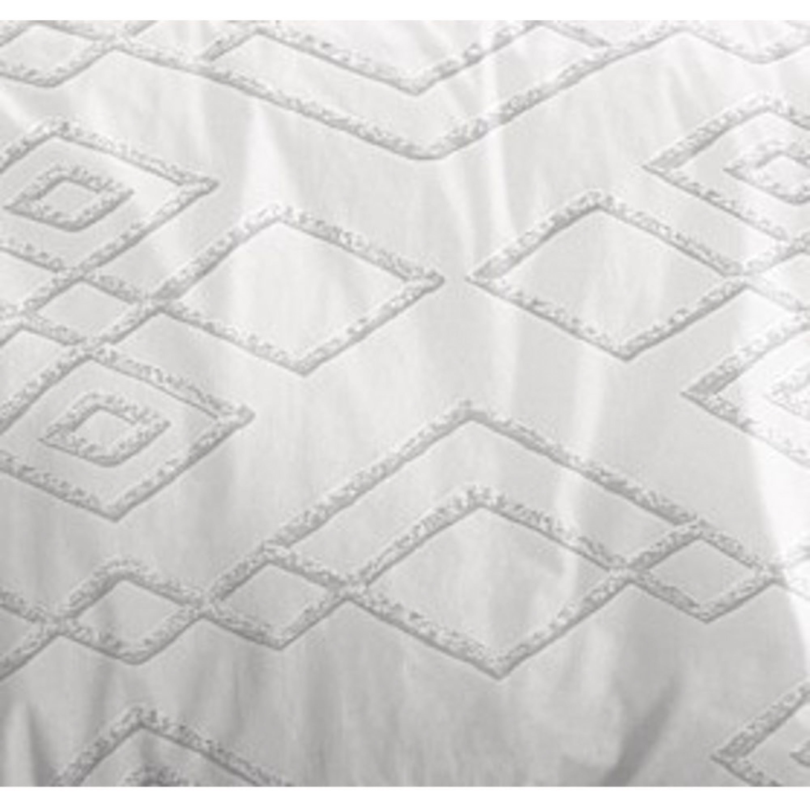 Juego de edredón de 3 piezas - Louna - Diamante gris