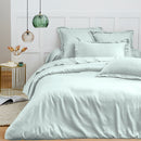 Housse De Couette - 100% Coton - Menthe