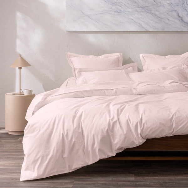Duvet Cover - 100% Percale Cotton - Pink
