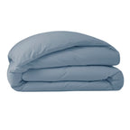 Housse De Couette - 100% Percale Coton - Bleu Jean