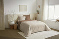 Parure De Couette 3 Pièces - 100% Coton - Sable/Taupe