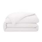 “Prestige” Duvet Cover - Cotton Satin - White