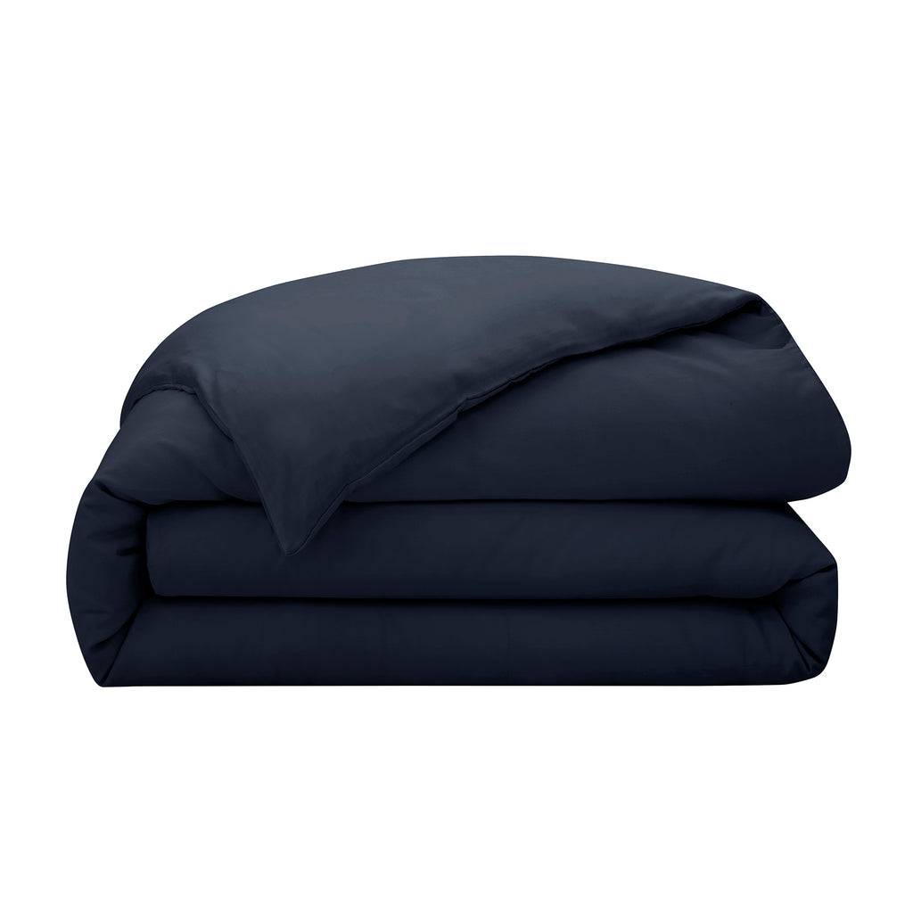 “Prestige” Duvet Cover - Cotton Satin - Velvet Blue
