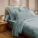 Housse De Couette "Prestige" - Satin De Coton - Celadon