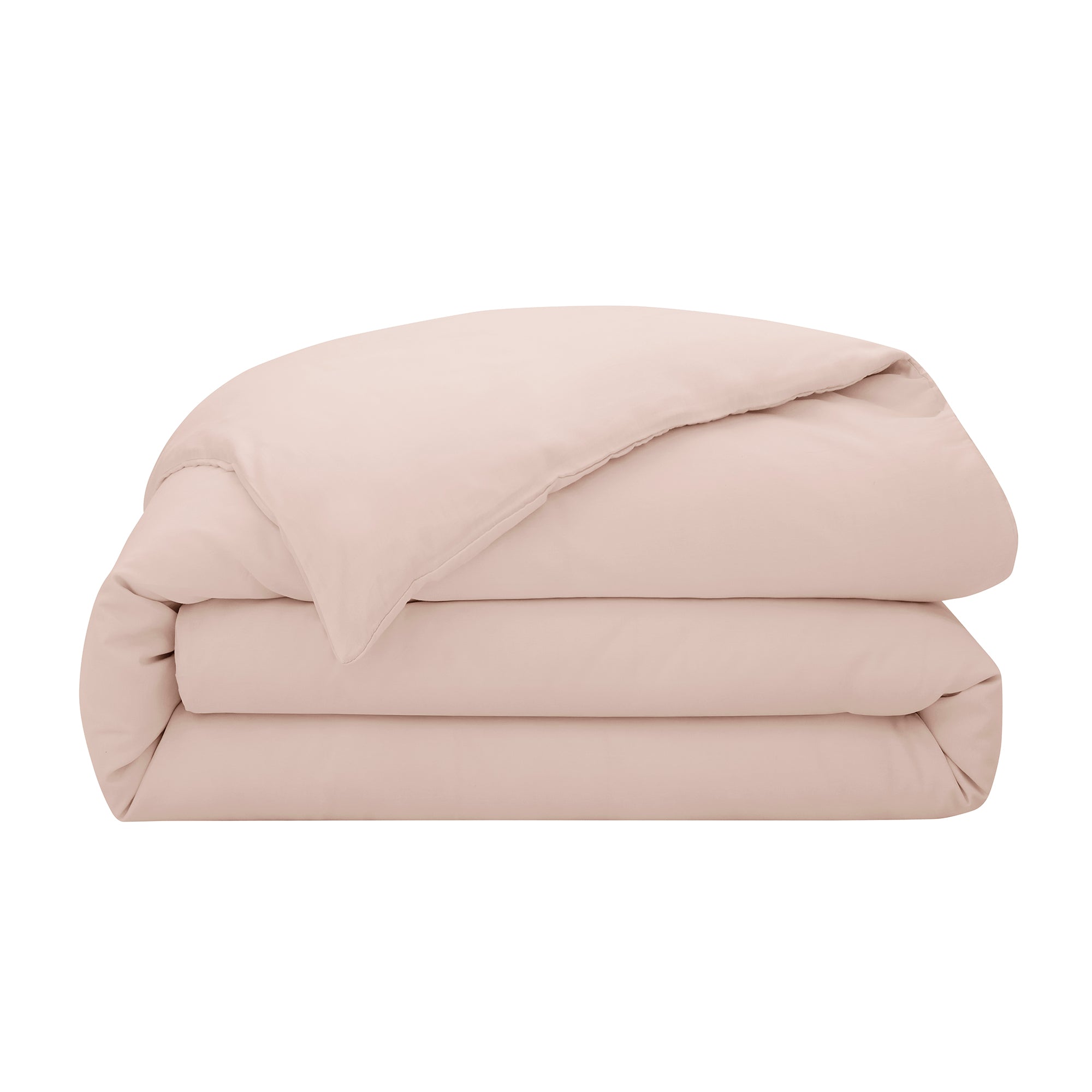 “Prestige” Duvet Cover - Cotton Satin - Blush Pink