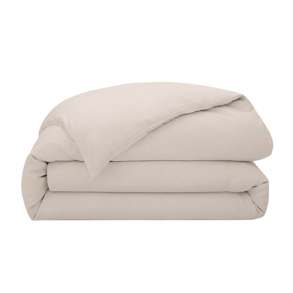 “Prestige” Duvet Cover - Cotton Sateen - Sand