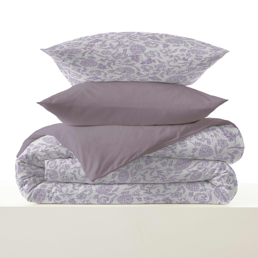 Pack Funda Nórdica - 100% Algodón - Salma Lavanda