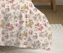 Pack Complet Imprimé (Housse De Couette + Taie(s) + Drap Housse) - 100% Coton 57 Fils - Tanya Multicolore