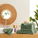 Pack Éponge "Spa" - 100% Coton - Romarin