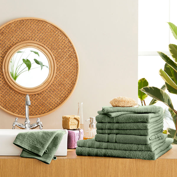 Pack Éponge "Spa" - 100% Coton - Romarin