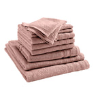 Pack Éponge "Spa" - 100% Coton - Vieux Rose
