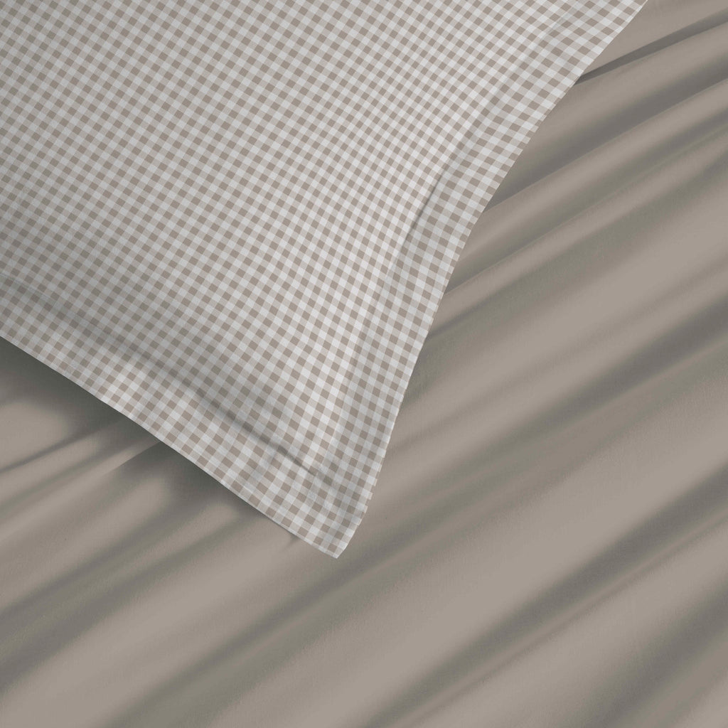 Parure De Draps 4 Pièces Pour Lit - 100% Coton - Gabrielle Naturel