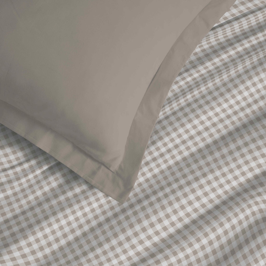 Parure De Draps 4 Pièces Pour Lit - 100% Coton - Gabrielle Naturel