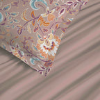 Juego de Sábanas para Cama Grande 4 Piezas - 100% Algodón - Bergamo Nude