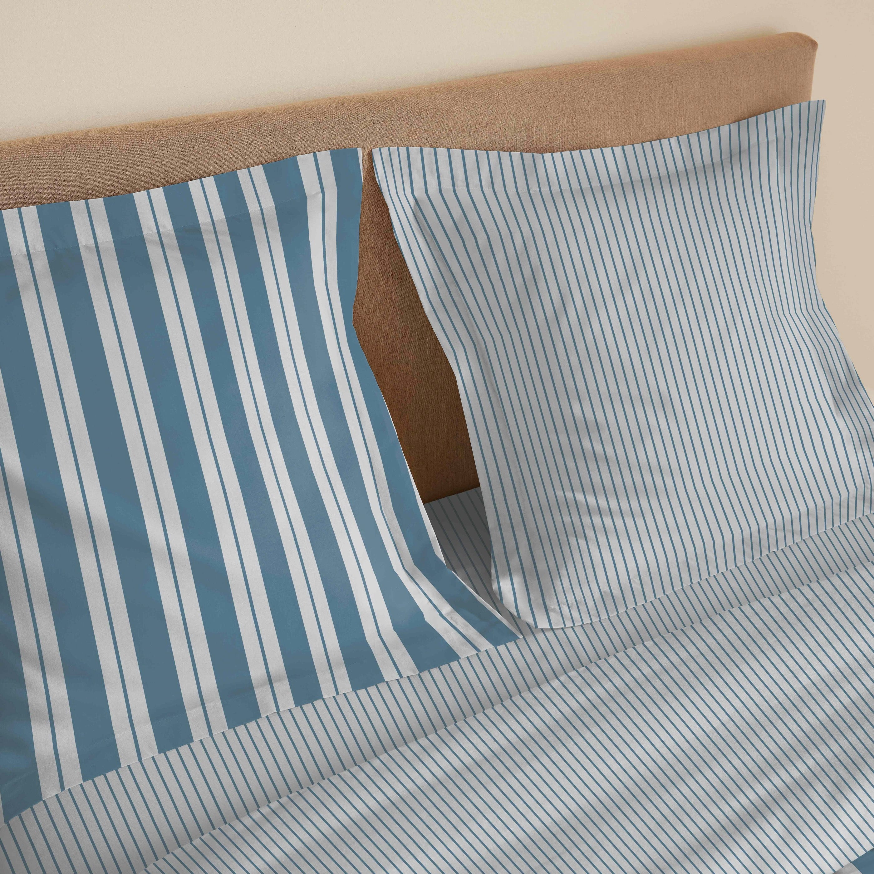 Juego de Sábanas para Cama Grande 4 Piezas - 100% Algodón - Florence Denim