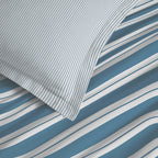 Juego de Sábanas para Cama Grande 4 Piezas - 100% Algodón - Florence Denim