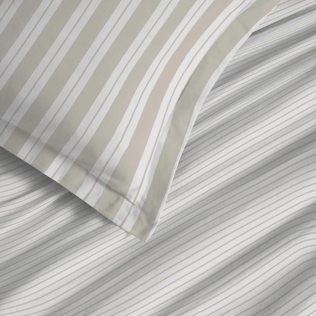 Juego de Sábanas para Cama Grande 4 Piezas - 100% Algodón - Florence Natural