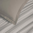 Parure De Draps 4 Pièces Pour Lit Grande Largeur - 100% Coton - Gabrielle Naturel