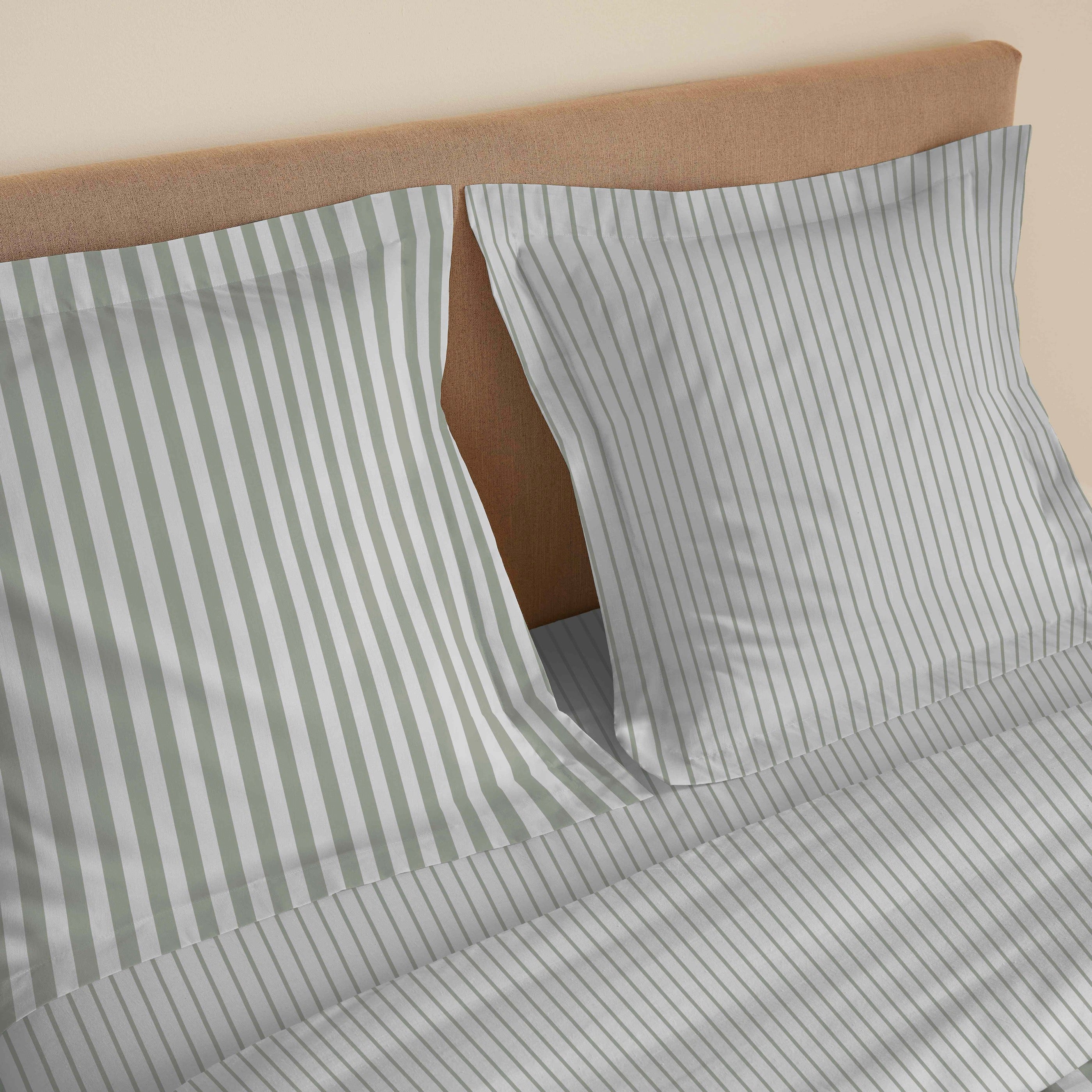 Juego de Sábanas para Cama Grande 4 Piezas - 100% Algodón - Palermo Eucalipto