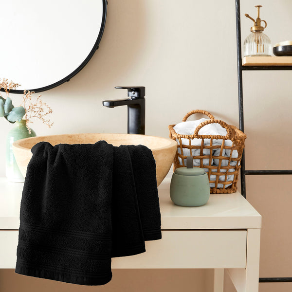 Bath Towel "Spa" - 100% Cotton - Truffle