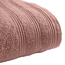 Serviette De Toilette "Spa" - 100% Coton - Vieux Rose