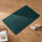 Alfombra de Baño "Spa" - 100% Algodón - Esmeralda