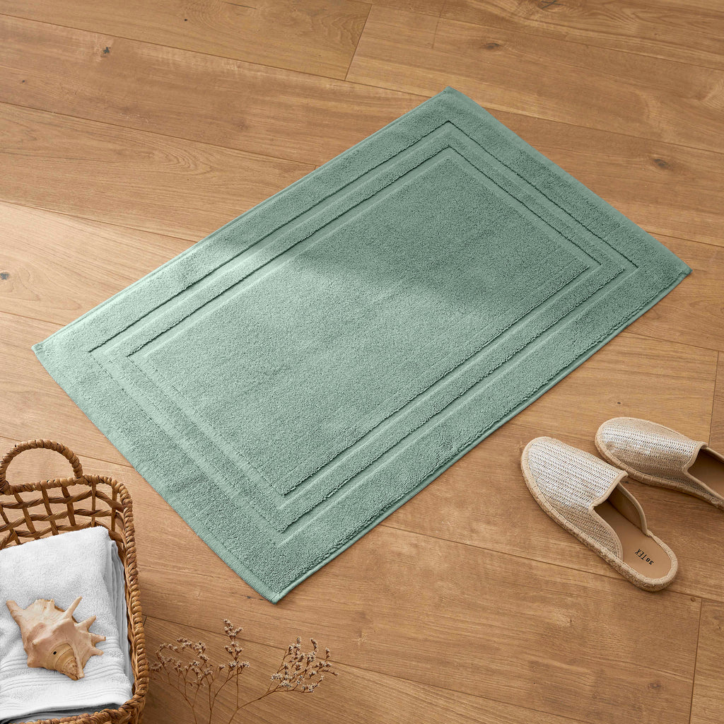 Alfombra de Baño "Spa" - 100% Algodón - Menta