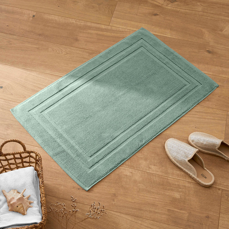 Tapis De Bain "Spa" - 100% Coton - Menthe