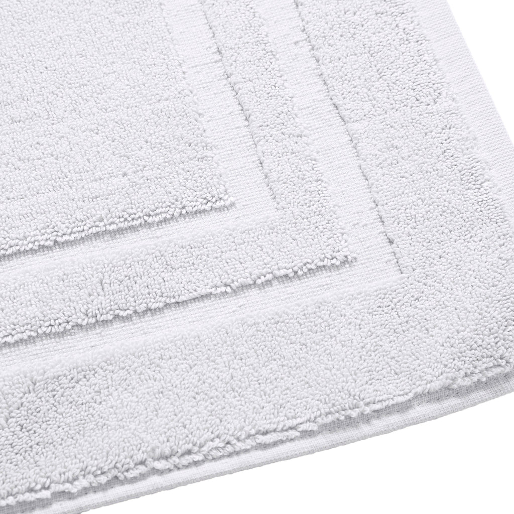 Alfombra de Baño "Spa" - 100% Algodón - Nieve