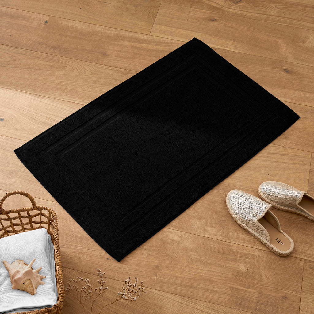Alfombra de Baño "Spa" - 100% Algodón - Trufa